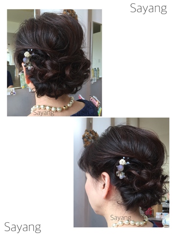 お呼ばれヘアセット